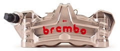 Brembo GP4 MS CNC Radial Caliper Kit, 100mm center distance, nickel plated finish