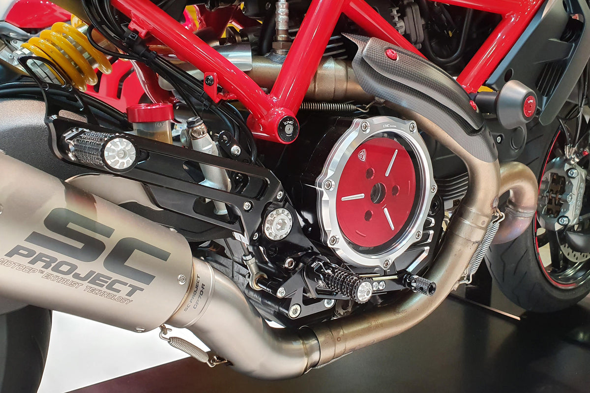 CNC RACING Anello compensatore per carter trasparente frizioni ad olio Ducati