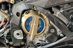 CNC RACING Carter frizione trasparente BMW - comando filo