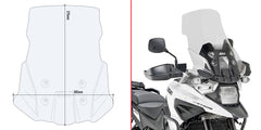 GIVI D3117ST CUPOLINO TRASPARENTE 57,5 X 50,5 CM SUZUKI V-STROM 1050 DE 23