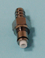 Connettore benzina 11mm in ottone cromato maschio UNIVERSALE