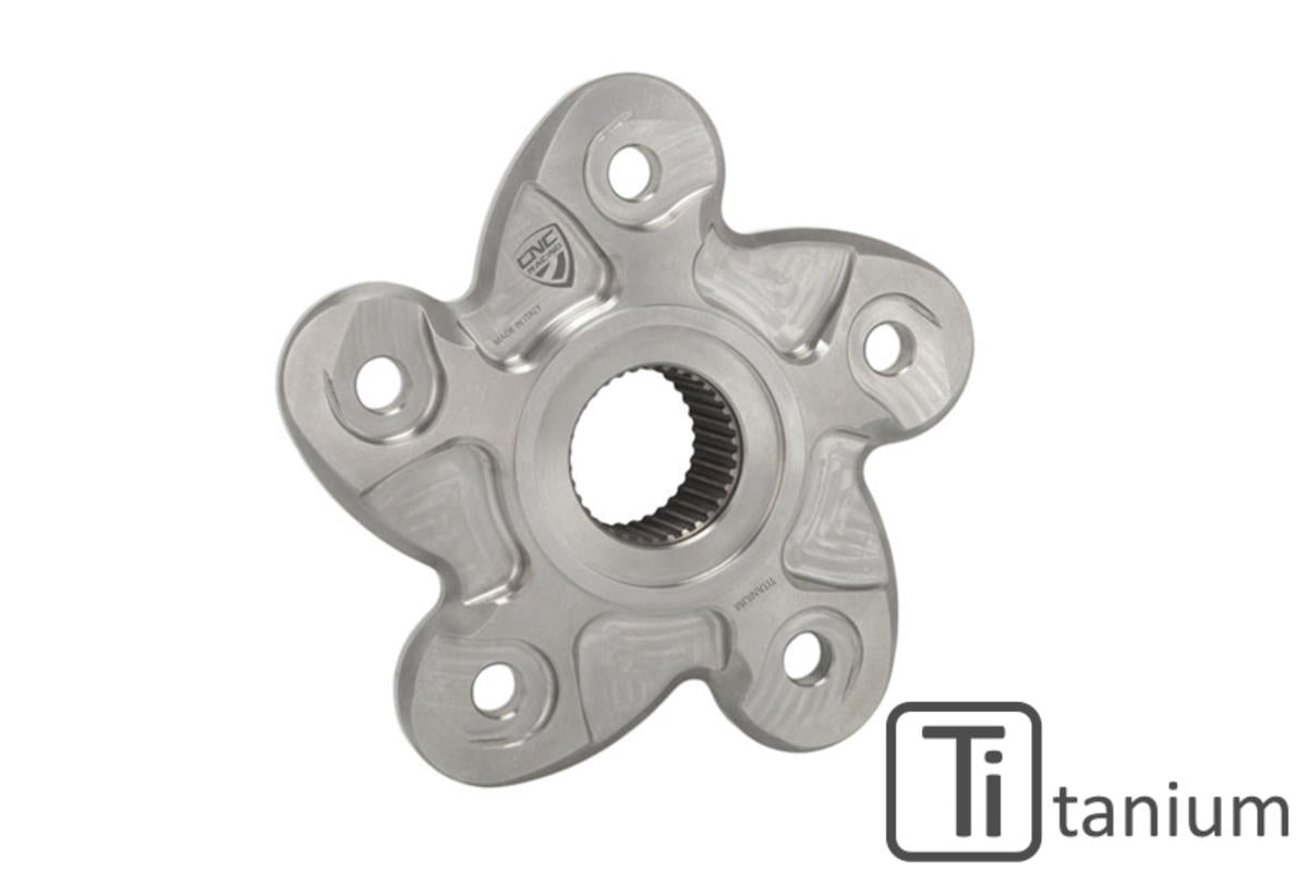 CNC RACING Flangia portacorona Ducati Titanio