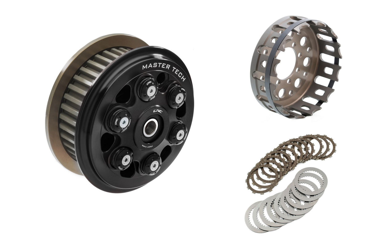 CNC RACING FRIZIONE ANTISALTELLAMENTO MASTER TECH COMPLETA - 12 DENTI ORGANICI