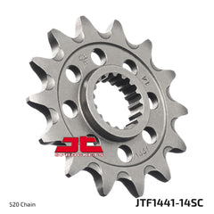 PIGNONE RACING 14 DENTI PASSO 520
INNESTO PICCOLO - DIAM.INT. 21.2/23.8