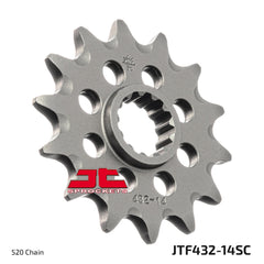 PIGNONE RACING 14 DENTI PASSO 520
INNESTO PICCOLO - DIAM.INT. 19.5/22