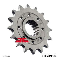 PIGNONE RACING 16 DENTI PASSO 525
INNESTO PICCOLO - DIAM.INT. 24.5/27.5