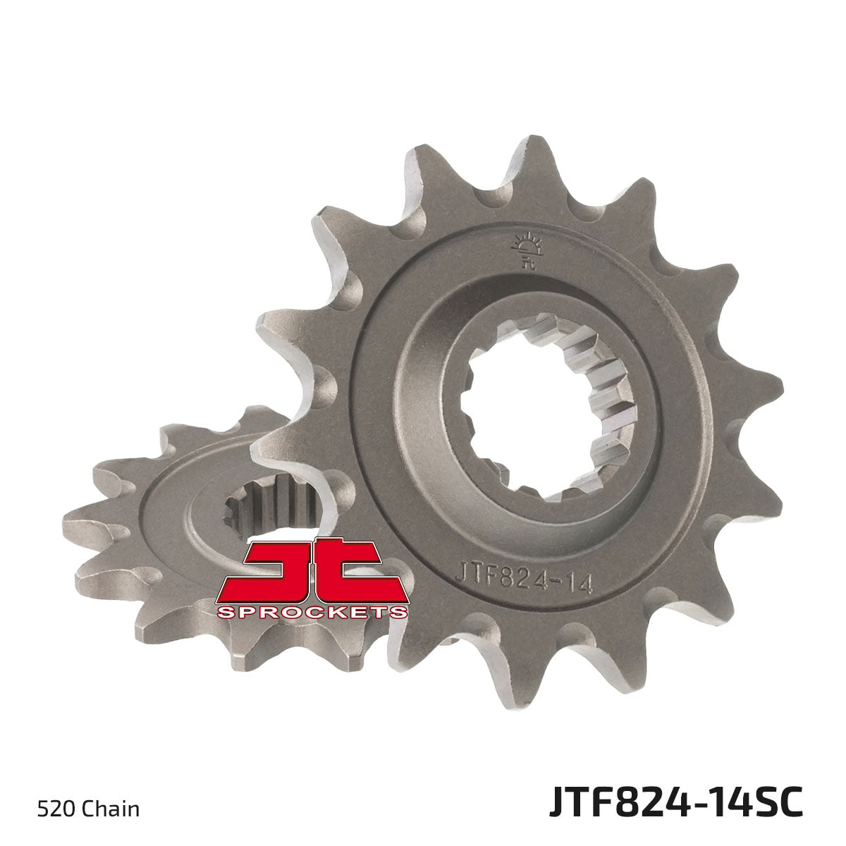 PIGNONE RACING 14 DENTI PASSO 520
INNESTO PICCOLO - DIAM.INT. 21/25