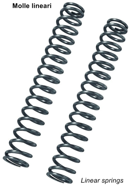 BITUBO Kit molle ricambio per cartucce ABB K=0.825 (0.80-0.85) + 1 Lt. Olio TRIUMPH BONNEVILLE 2001-2008