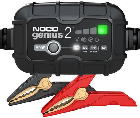 NOCO Genius 2 Carica Batterie Mantenitore Universale Batterie Auto e Moto