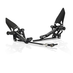 CNC RACING Pedane regolabili edizione limitata Althea Racing SBK Ducati 848 1098 1198