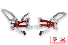 CNC RACING Pedane regolabili Ducati Panigale V4 - EASY - Pramac Racing Limited Edition