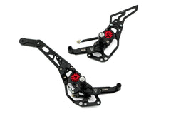 CNC RACING Pedane regolabili pilota Ducati Hypermotard 821/939