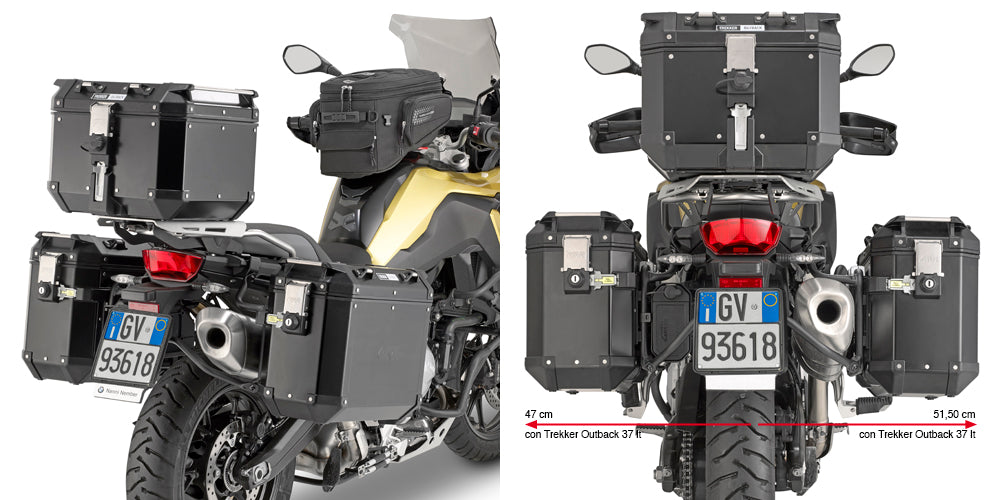 GIVI PL5127CAM Portavaligie Laterale BMW F 750 GS 18 > 20