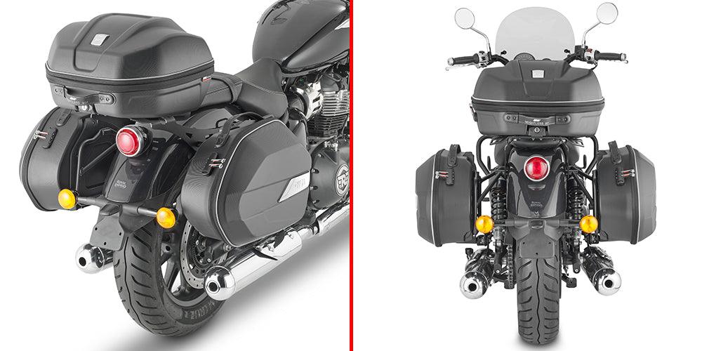 GIVI PL9058 PORTAVALIGIE MONOKEY LATERALE ROYAL ENFIELD SUPER METEOR 650 23