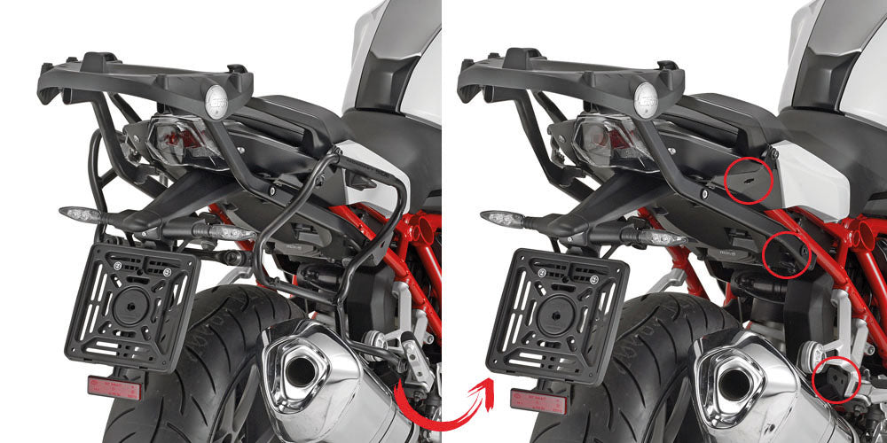 GIVI PLXR5117 Portavaligie Laterale BMW R 1200 R 15 > 18