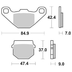 Pastiglie Freno Anteriori CP.PAST.FRENO SC.HF SUZUKI-KAWA-ITALJET per APRILIA RS 125 2017-2018