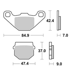 Pastiglie Freno Anteriori CP.PAST.FRENO HM SUZUKI-KAWA-ITALJET per APRILIA RS 125 2017-2018