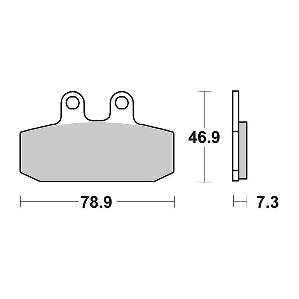 Pastiglie Freno Anteriori CP.PAST.FRENO HM HONDA-CAGIVA-APRILIA per APRILIA Scarabeo 150 (Rotax) 1999-2002