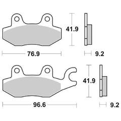 Pastiglie Freno Anteriori CP.PAST.FRENO SC.HF HONDA-DEALIM-KYMCO per SUZUKI Burgman 125 2014-2021