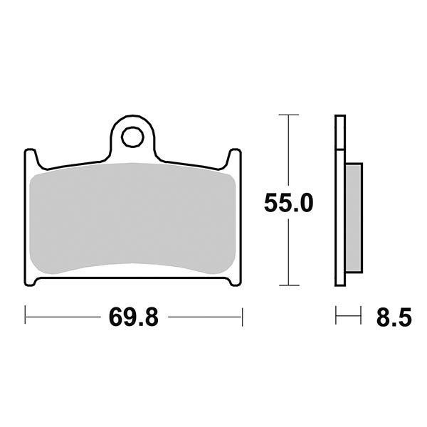 Pastiglie Freno Anteriori CP.PAST.FRENO SP SUZUKI-TRIUMPH-YAMAHA per SUZUKI Bandit 1200 1996-1996