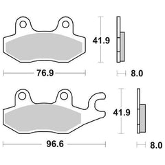 Pastiglie Freno Anteriori CP.PASTIGLIE FRENO YAMAHA XTZ750 ANT per KAWASAKI Ninja 125 2019-2022