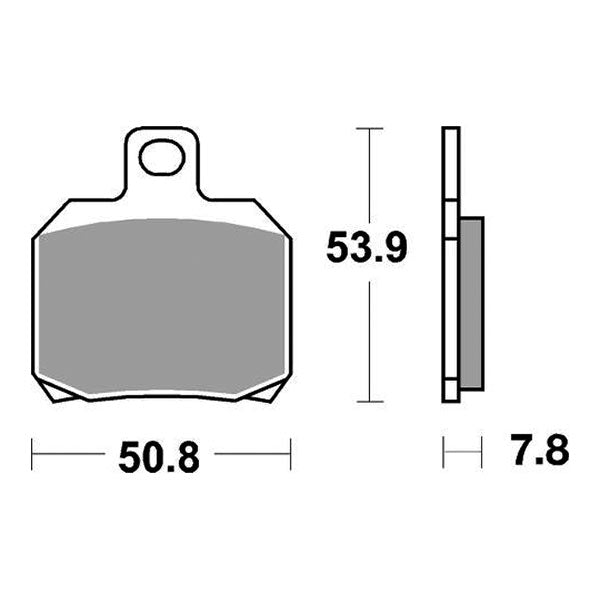 Pastiglie Freno Posteriori   per APRILIA RS 660 / Extrema 2020-2022, set per 1 disco