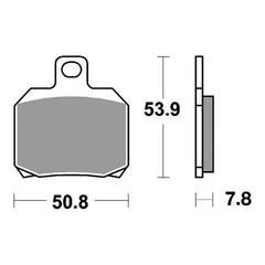 Pastiglie Freno Posteriori   per APRILIA RS 660 / Extrema 2020-2022, set per 1 disco