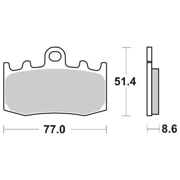 Pastiglie Freno Anteriori CP.PAST.HF BMW 1150 RT ABS 01/ per BMW R 1200 RT 2005-2013