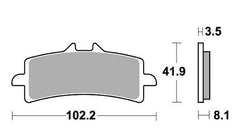 Pastiglie Freno Anteriori strada/sport/pista per APRILIA RSV4 Factory 2009-2015