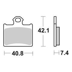 Pastiglie Freno Posteriori  SBS RSI KTM per GAS GAS MC 85 19/16 2021-2022, set per 1 disco