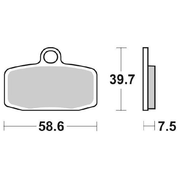 Pastiglie Freno Anteriori CP. PASTIGLIE RSI KTM per GAS GAS MC 85 19/16 2021-2022