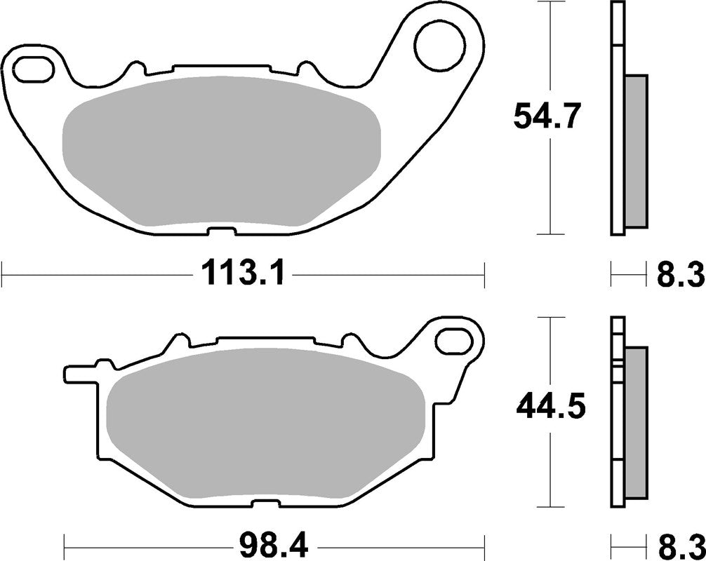 Pastiglie Freno Anteriori SBS 931 HF per YAMAHA MT-03 2016-2023