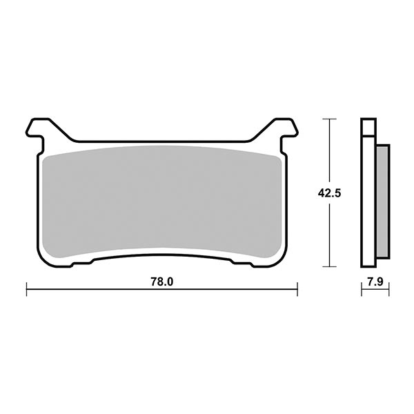 Pastiglie Freno Anteriori CP.PAST.FRENO SP HONDA per HONDA CB 1000 R 2018-2023