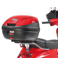 GIVI Attacco posteriore cromato specifico per bauletto MONOLOCK® SR105 per VESPA S50-12507   