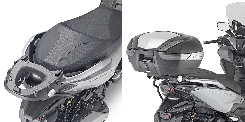 GIVI Attacco posteriore specifico per bauletto MONOKEY® o MONOLOCK® SR1187B per HONDA FORZA 350 -2021 