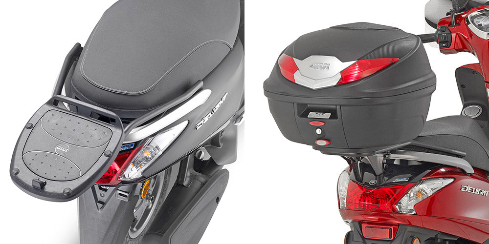 GIVI Attacco posteriore specifico per bauletto MONOLOCK® SR2134 per YAMAHA D'ELIGHT 125 -2017 