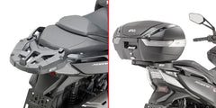 GIVI Attacco posteriore specifico per bauletto MONOKEY® o MONOLOCK® SR6112 per KYMCO XCITING S400I -2018 