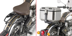 GIVI Attacco posteriore specifico per bauletto MONOKEY® o MONOLOCK® nero lucido SR9052B per ROYAL ENFIELD CLASSIC 50  