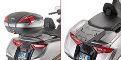 GIVI Attacco posteriore in alluminio anodizzato specifico per bauletto MONOKEY® SRA1172 per HONDA GOLD WING 1800 2018-2019