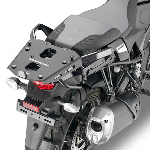 GIVI Attacco posteriore in alluminio anodizzato specifico per bauletto MONOKEY®, nero SRA3117 per SUZUKI V-STROM 1050 -2020 