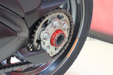 EVOTECH Sprocket holder nut and rear wheel nut in ergal M48x1.5 Ducati and MV Agusta
