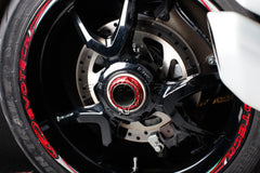 EVOTECH Dado portacorona e dado ruota posteriore in ergal M48x1.5 Ducati e MV Agusta