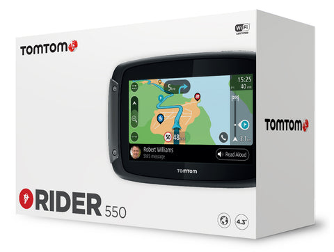 TOMTOM RIDER 550 navigatore per moto auto mappe del mondo + Custodia OMAGGIO*