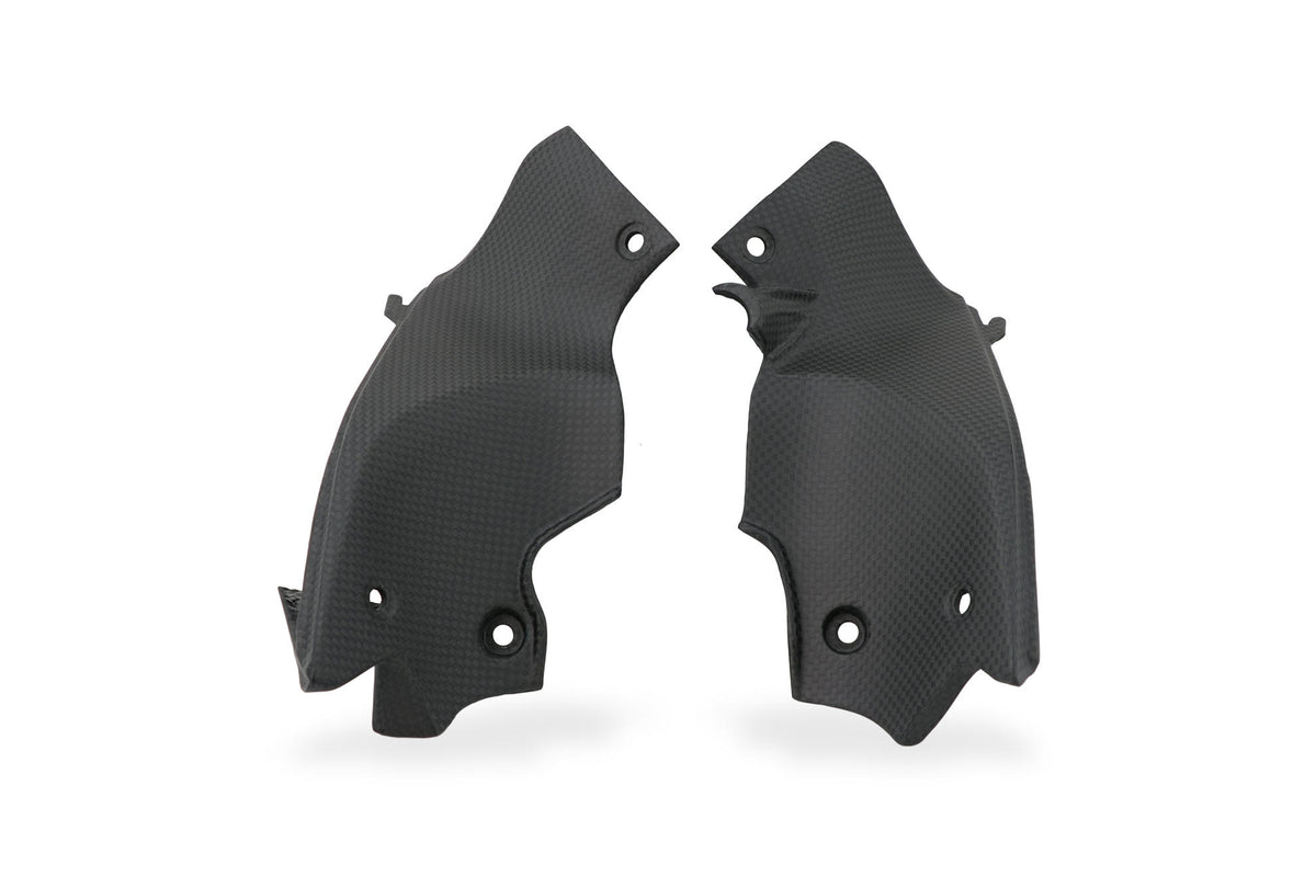 CNC RACING Cover cannotto di sterzo (SX + DX)  Ducati Streetfighter V2 - carbonio