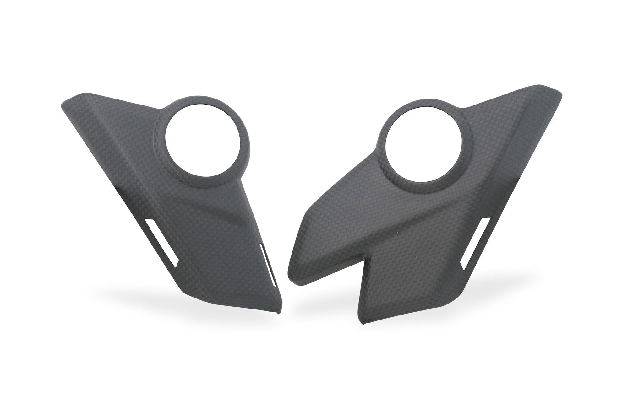 CNC RACING Cover piastre telaio inferiori con fori Ducati Multistrada V4 - Carbonio