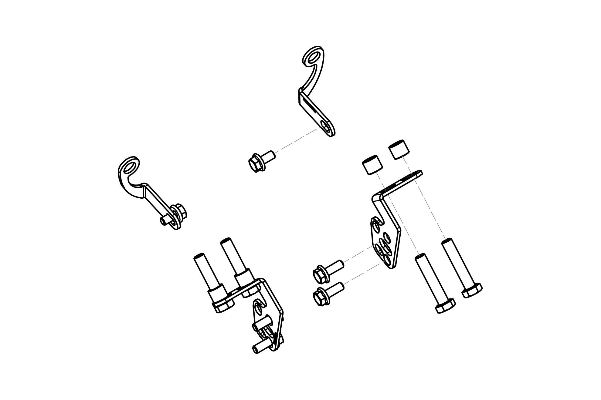 CNC RACING GP DUCTS - Kit montaggio