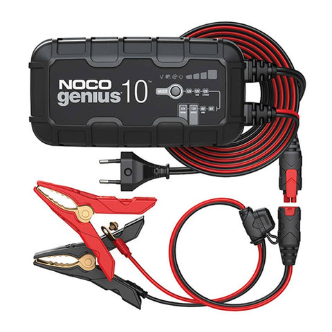 Cargador y mantenedor de baterías universal para coche y moto NOCO Genius 10