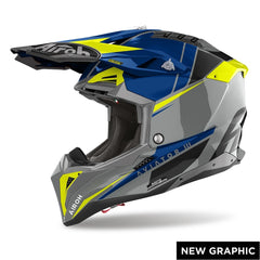 Casco cruzado AIROH AVIATOR 3 PUSH OFF ROAD en carbono