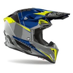 Casco cruzado AIROH AVIATOR 3 PUSH OFF ROAD en carbono