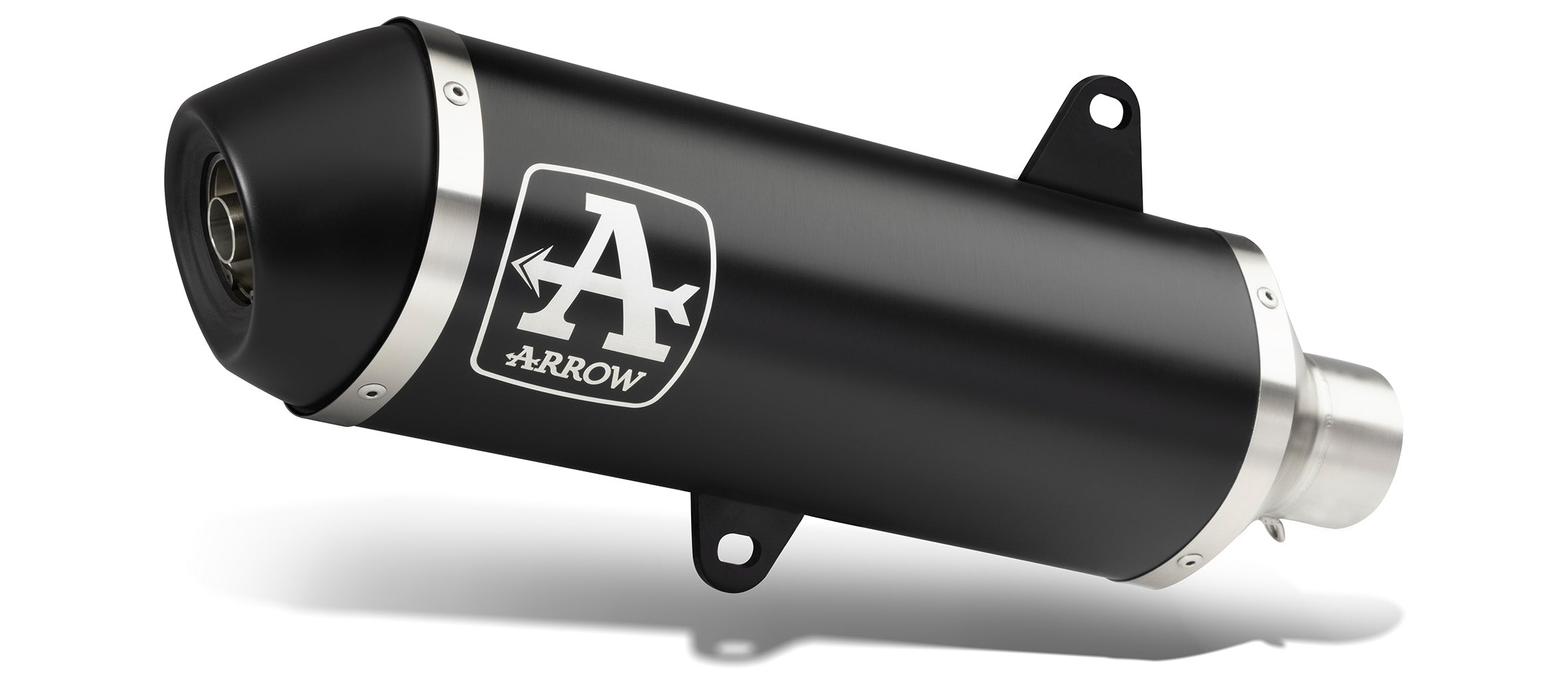 ARROW Terminale Urban acciaio inox con fondello Dark"" per Piaggio VESPA GTS 300i.e. 2017-2018